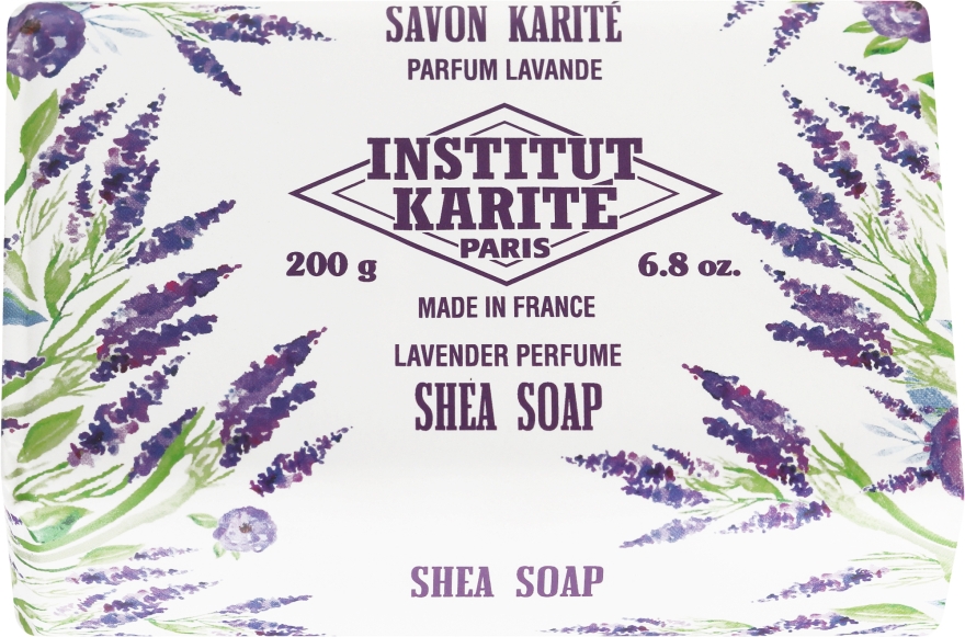 Мыло "Лаванда" - Institut Karite Lavande Shea Soap — фото N3