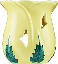 Парфумерія, косметика Аромалампа зі свічкою, жовта - Bulgarian Rose Aromatherapy Aromatic Lamp For Essential Oils With Candle