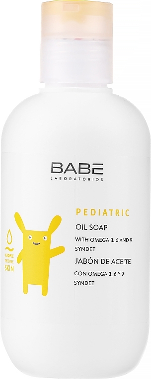 Детское масляное мыло с формулой без воды и щелочи для сухой кожи - Babe Laboratorios Oil Soap