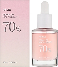 Сироватка для обличчя з ніацинамідом - Anua Peach 70% Niacin Serum — фото N2