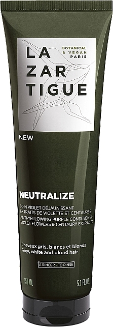 Кондиціонер для нейтралізації жовтизни волосся - Lazartigue Neutralize Anti-Yellowing Purple Conditioner — фото N1