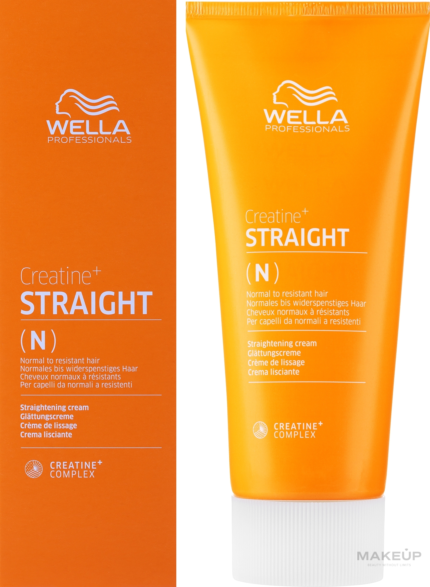 Крем для выпрямления нормальных и непослушных волос - Wella Professionals Creatine+ Straight N — фото 200ml