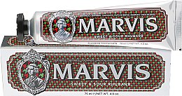 Парфумерія, косметика Зубна паста "Кисло-солодкий ревінь" - Marvis Sweet & Sour Rhubarb