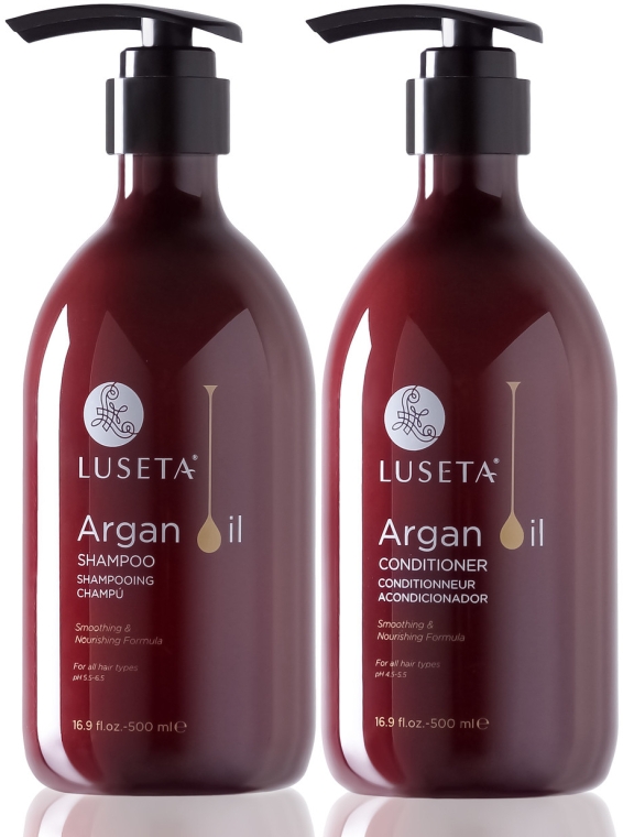 Набор - Luseta Argan Oil Set (shm/500ml + cond/500ml)