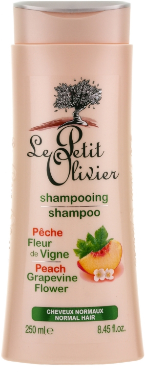 Шампунь для нормального волосся - Le Petit Olivier Peach Grapevine Flower Shampoo — фото N1