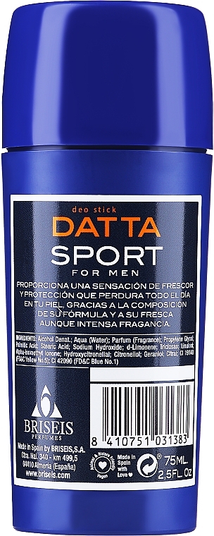 Дезодорант-стік "Datta Sport For Men" - Tulipan Negro Deo Stick — фото N2