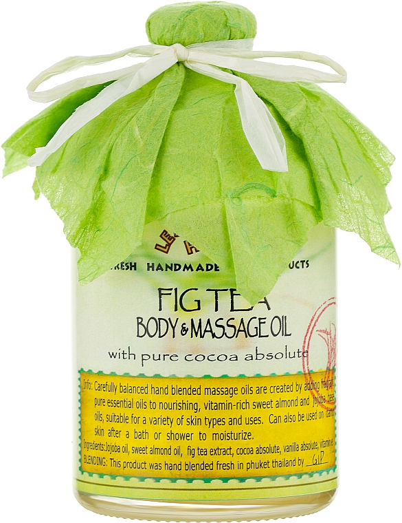 Масло для тела "Инжирный чай" - Lemongrass House Fig Tea Body & Massage Oil — фото N1