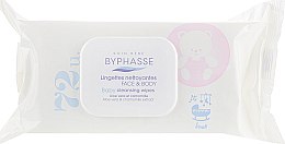 Духи, Парфюмерия, косметика Детские влажные салфетки - Byphasse Lingettes Nettoyantes Visage & Corps Baby