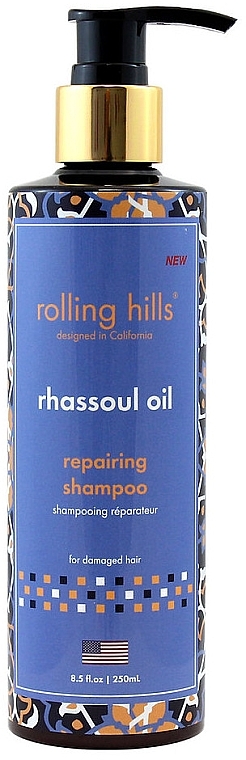 Відновлювальний шампунь - Rolling Hills Rhassoul Oil Repairing Shampoo — фото N1