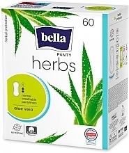 Прокладки, 60 шт. - Bella Panty Herbs Aloe Vera — фото N1