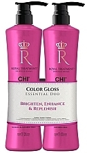 Парфумерія, косметика Набір - CHI Royal Treatment Color Gloss Protecting Essentials Duo (shm/946ml + cond/946ml)