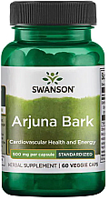 Пищевая добавка "Терминалия арджуна", 40 мг - Swanson Swanson Full Spectrum Arjuna Bark — фото N1