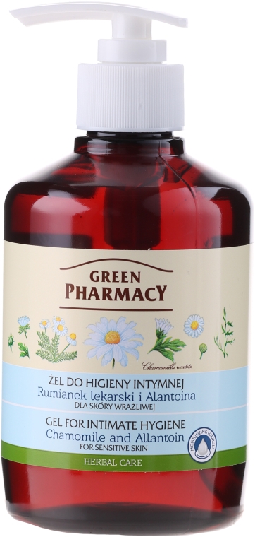 Гель для интимной гигиены с ромашкой и аллантоином - Green Pharmacy Intimate Gel — фото N3
