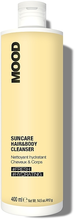 Увлажняющий шампунь для тела и волос - Mood Suncare Hair & Body Cleanser — фото N1
