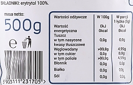 Натуральний підсолоджувач "Еритрітол" - Ekologiko Erytrytol — фото N2