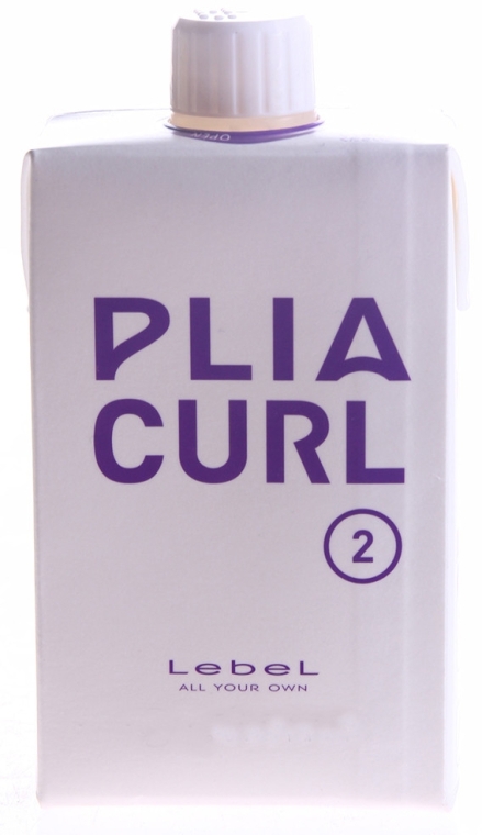 Лосьйон для хімічної завивки волосся середньої жорсткості, крок 2 - Lebel Plia Curl 2 — фото N1