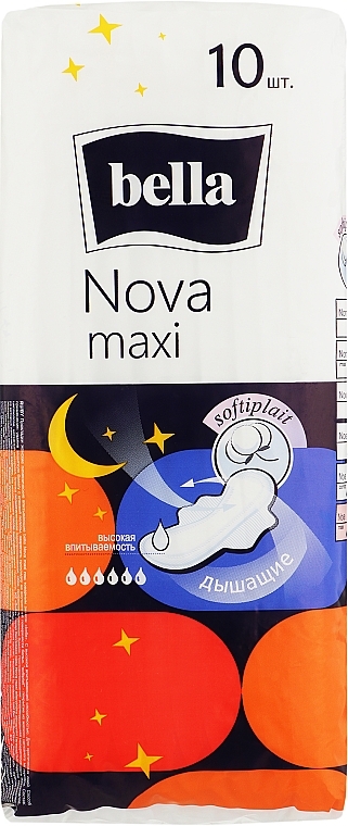 Гігієнічні прокладки Nova Maxi, 10 шт. - Bella — фото N2