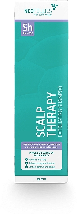 Отшелушивающий шампунь - Neofollics Hair Technology Scalp Therapy Exfoliating Shampoo — фото N3