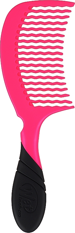 Гребень для волос, розовый - Wet Brush Pro Detangling Comb Pink — фото N1