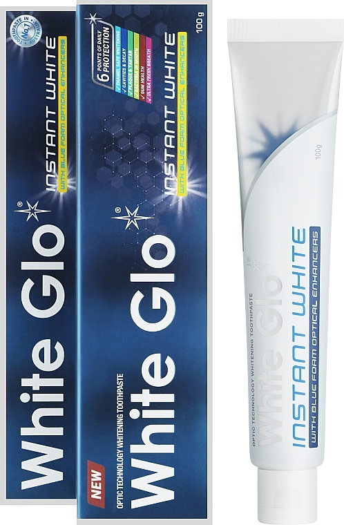 Отбеливающая зубная паста - White Glo Instant White — фото N2