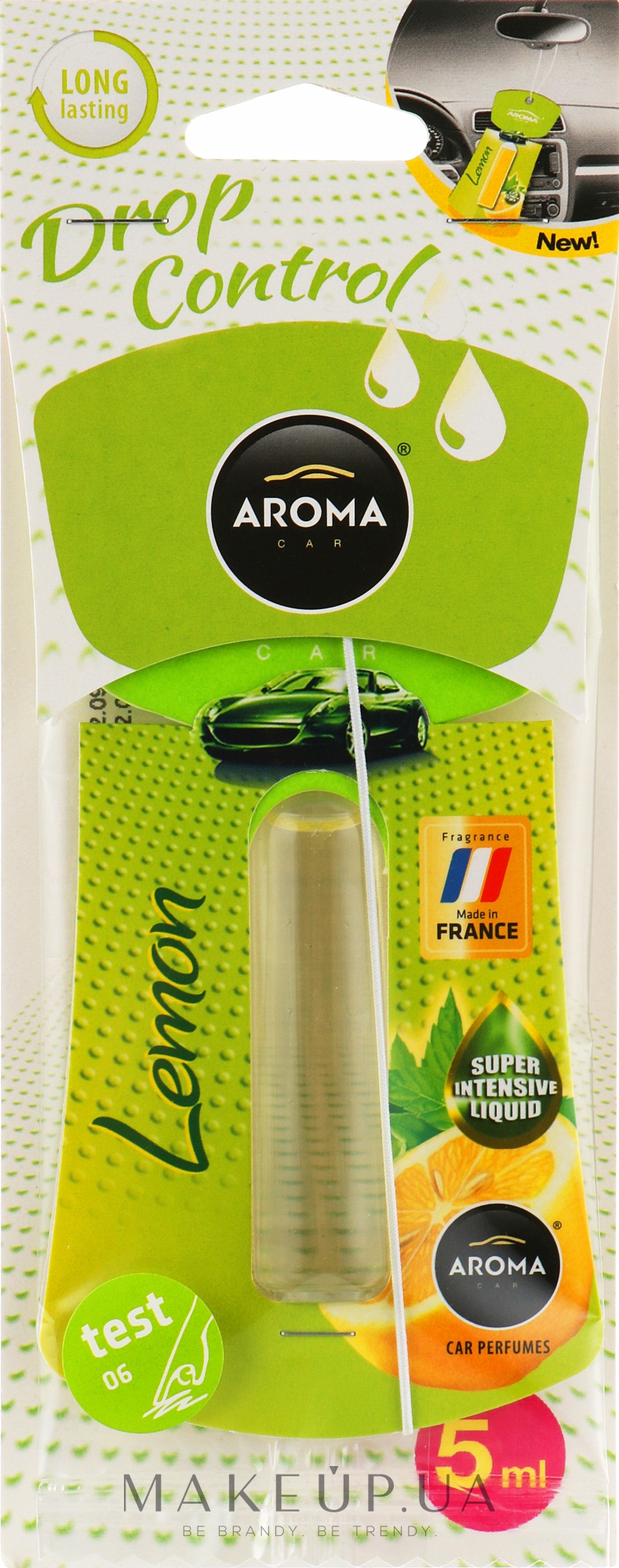 Ароматизатор для авто "Лимон" - Aroma Car Drop Control Lemon — фото 5ml