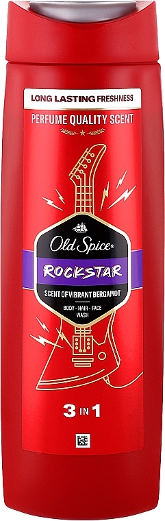 Шампунь-гель для душа 3 в 1 - Old Spice Rockstar — фото N1