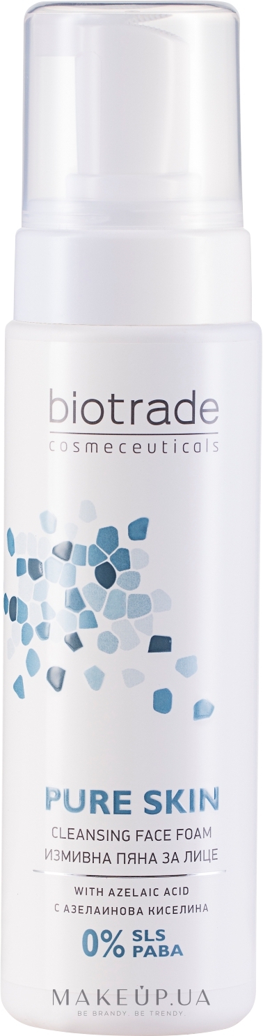 Ніжна піна з азелаїновою кислотою для шкіри з розширеними порами - Biotrade Pure Skin Cleansing Face Foam — фото 150ml