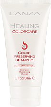 Шампунь для защиты цвета волос - L'Anza Healing ColorCare Color-Preserving Shampoo (мини) — фото N1