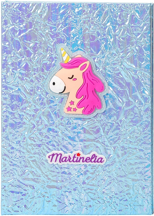 Палетка теней и блесков для губ - Martinelia Little Unicorn Beauty Book — фото N1