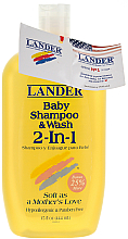 Духи, Парфюмерия, косметика УЦЕНКА Детский шампунь 2в1 - Lander Baby Shampoo & Wash 2in1 *