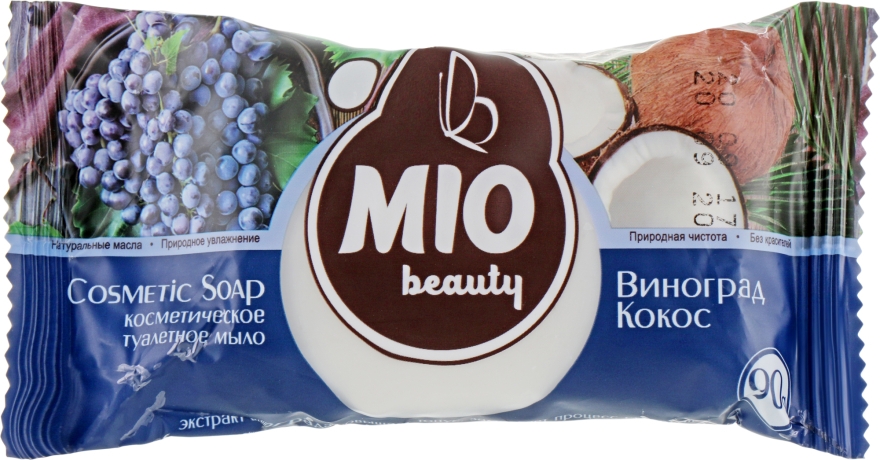 Мыло "Виноград и кокос" - Мыловаренные традиции Mio Beauty — фото N1