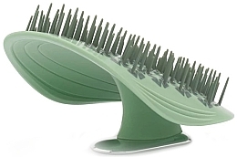 Щетка для волос, зеленый шалфей - Manta Healthy Hair Brush Sage Green — фото N3