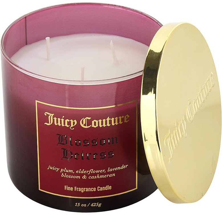 Ароматична свічка - Juicy Couture Blossom Heiress Fine Fragrance Candle — фото N2