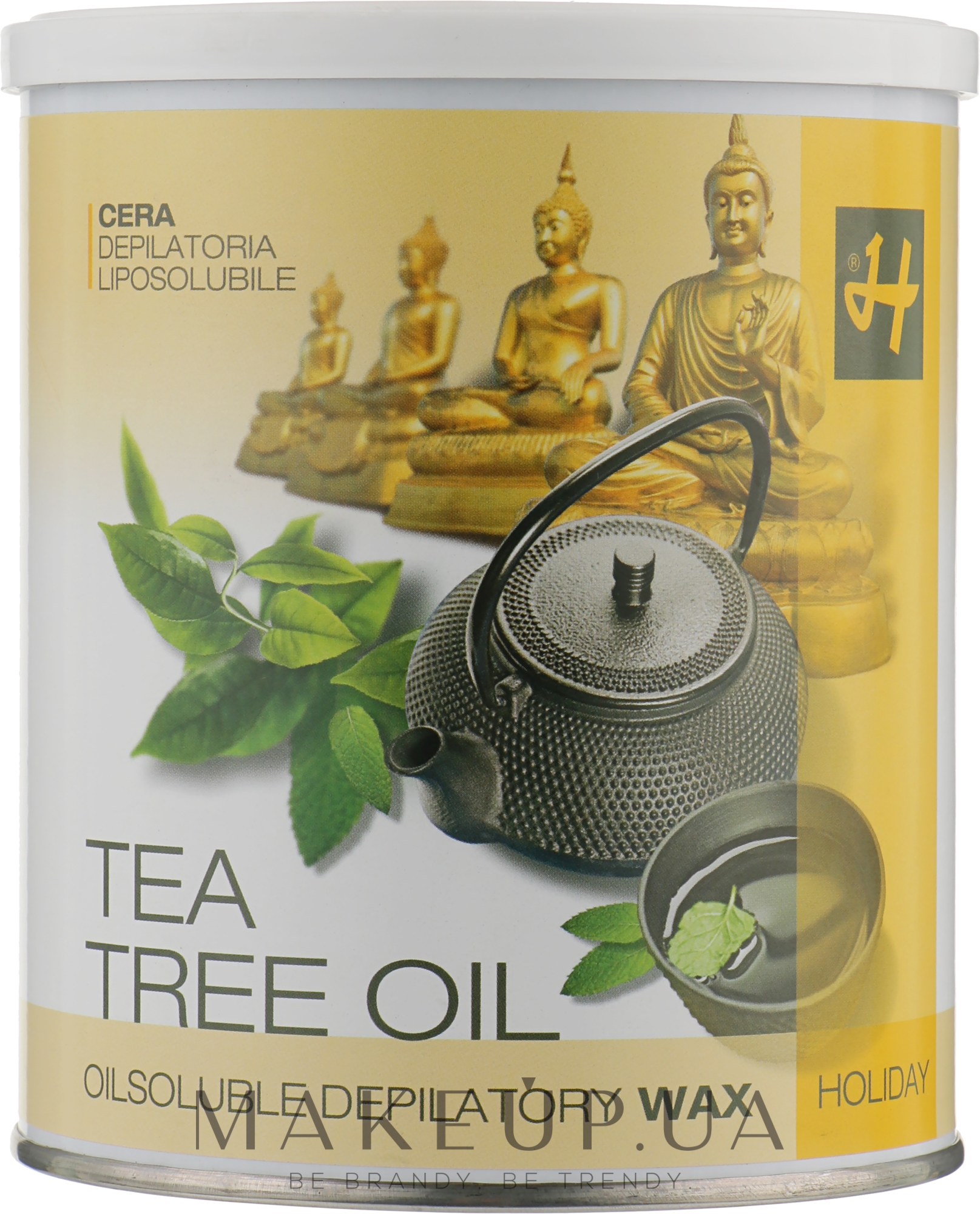 Воск для депиляции "Масло чайного дерева" - Holiday Depilatory Wax Tea Tree Oil  — фото 800ml