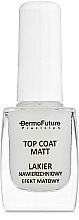 Матовое покрытие для ногтей - DermoFuture Precision Top Coat Matt — фото N2