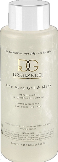 Зволожувальна гель-маска для обличчя - Dr. Grandel Aloe Vera Gel & Mask — фото N1