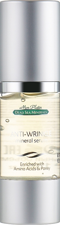 УЦЕНКА Сыворотка от морщин с минералами Мертвого моря - Mon Platin DSM Anti-Wrikle Mineral Serum * — фото N2
