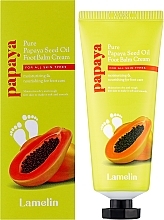 Крем для ніг з папаєю - Lamelin Pure Papaya Sea Oil Foot Balm Cream — фото N2