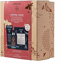 Набор - Apivita Crystal Clear (f/cl/gel/150ml + f/tonic/200ml + f/mask/20ml) — фото N2