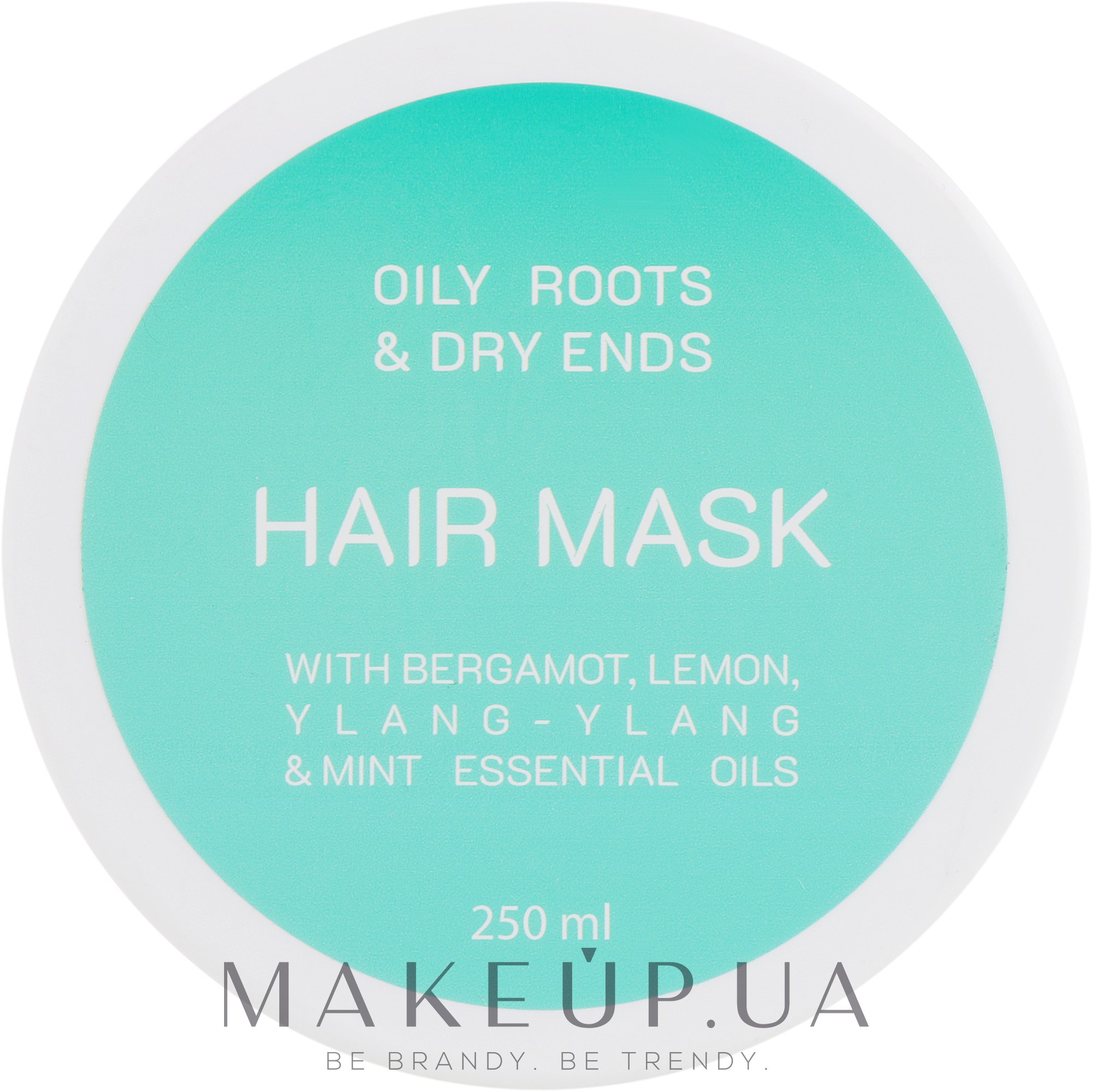 Маска для жирного коріння і сухих кінчиків волосся - Looky Look Hair Mask Oily Roots And Dry Ends — фото 250ml