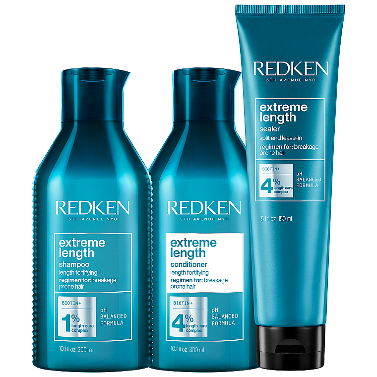 Шампунь с биотином для укрепления длинных волос - Redken Extreme Length Shampoo — фото N8