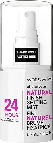 Спрей для фиксации макияжа - Wet N Wild Photo Focus Natural Finish Setting Mist 24 Hours — фото N1