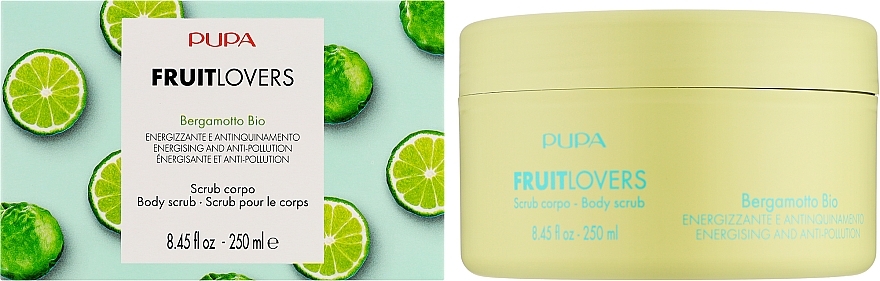 Скраб для тіла "Бергамот" - Pupa Fruit Lovers Bergamot Bio Body Scrub — фото N2