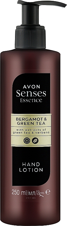 Лосьон для рук "Бергамот и зеленый чай" - Avon Senses Essence Bergamot & Green Tea Hand Lotion — фото N1