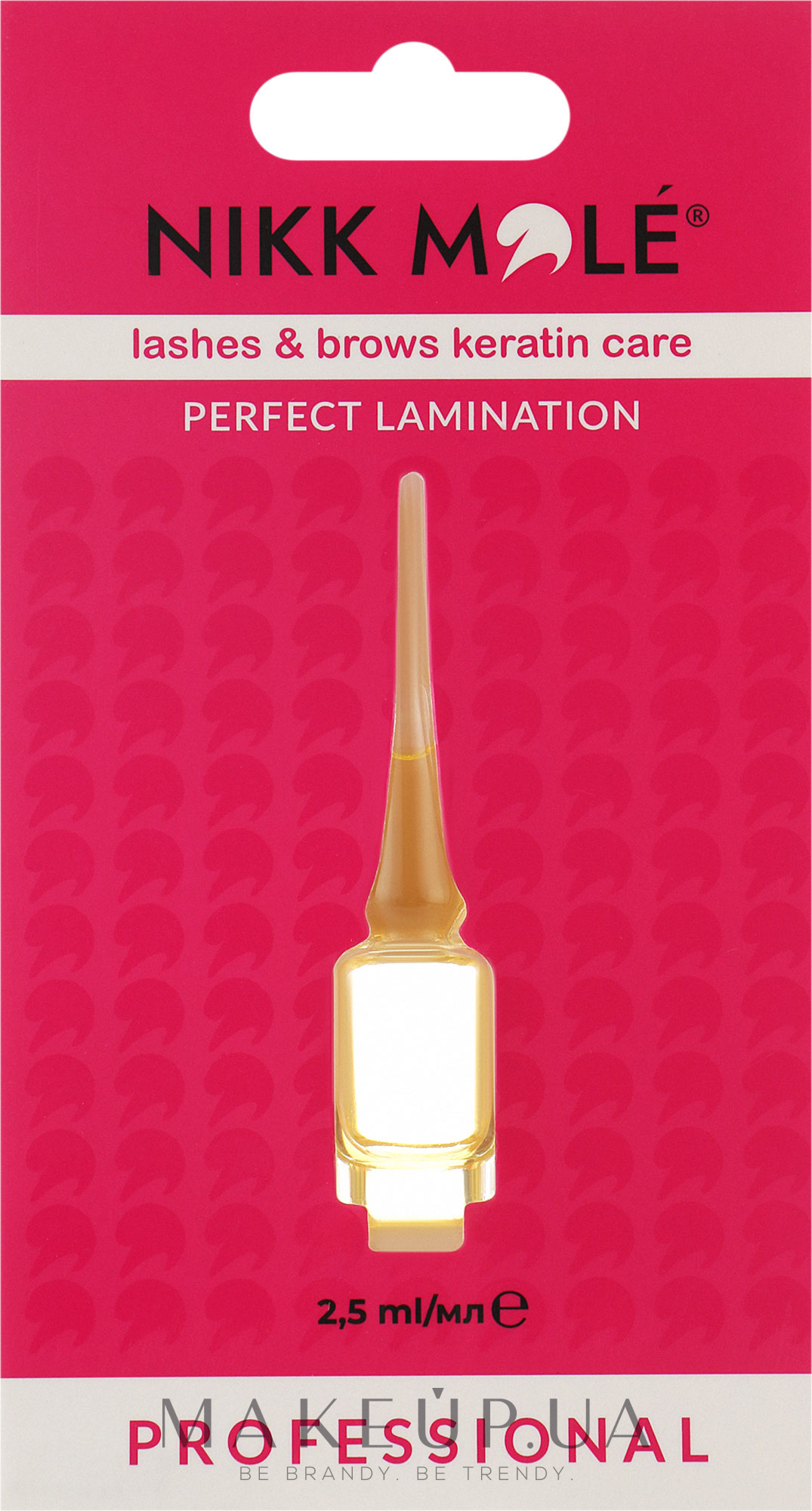 Засіб для догляду за бровами й віями після процедури ламінування - Nikk Mole Perfect Lamination Step №3 Lashes & Brows Keratin Care — фото 1x2.5ml