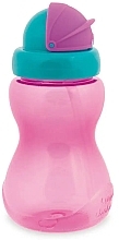 Духи, Парфюмерия, косметика Бидончик спортивный со складной силиконовой трубочкой, 270 мл, розовый - Canpol Babies