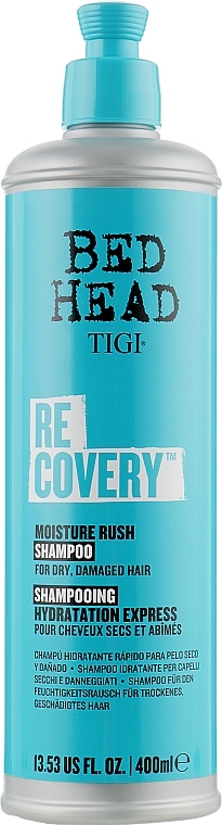 Шампунь для сухих и поврежденных волос - Tigi Bed Head Recovery Shampoo Moisture Rush — фото N2