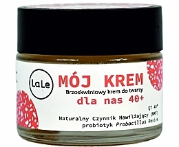 Крем для лица "Мой крем" 40+ персиковый с пробиотиком - La-Le Face Cream  — фото N1