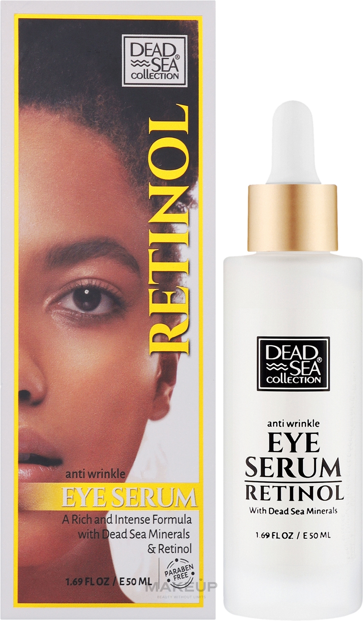 Сыворотка для кожи вокруг глаз с ретинолом и минералами Мертвого моря - Dead Sea Collection Retinol Eye Serum — фото 50ml