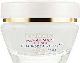 Крем від зморщок з колагеном і ретинолом - Dax Cosmetics Perfecta Multi-Collagen Retinol Face Cream 70+ — фото N2
